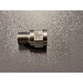 Fren Tubo Titanium, Aluminum, or Stainless M10x1.0 to (Staulbus) Quick Disconnect Coupler Adapter Fren Tubo Titanium, Aluminum, or Stainless M10x1.0 to (Staulbus) Quick Disconnect Coupler Adapter